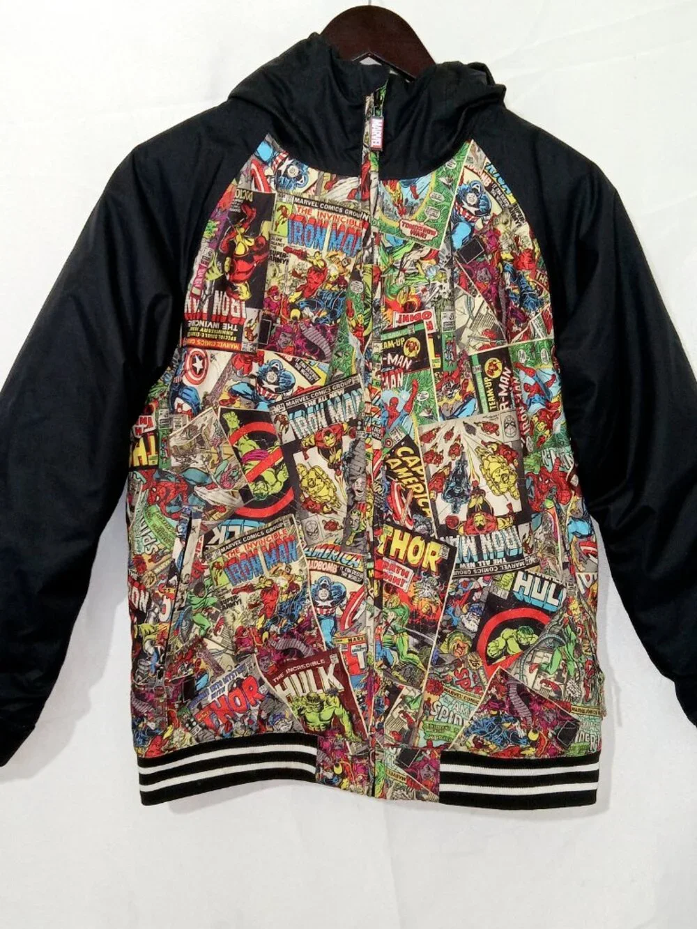 Burton Marvel Jacket Kids M 10/12 Hooded Insulated Ski Snow Winter Coat